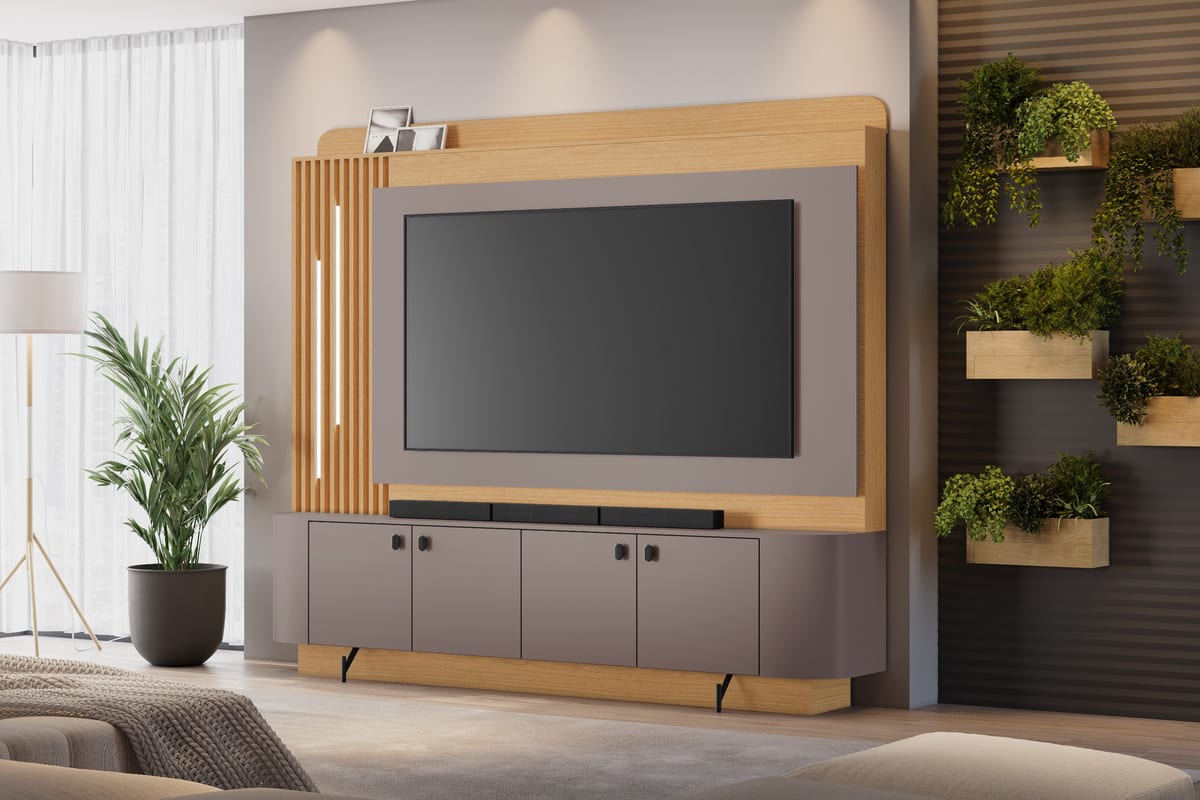 Home Dominus com LED e Detalhe Arredondado